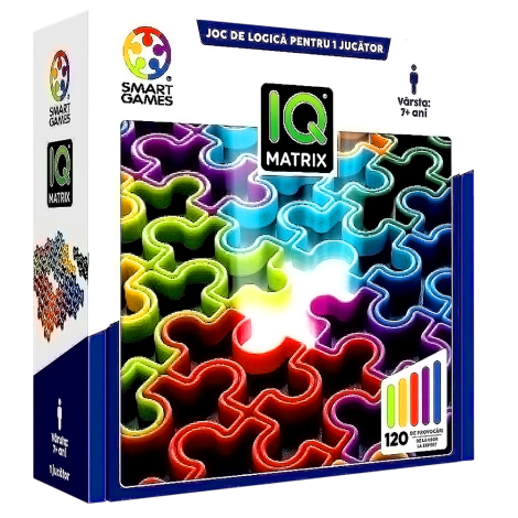 Smart Games - IQ Matrix, joc de logica cu 120 de provocari, 7+ ani, editie lb. Romana - imagine 7